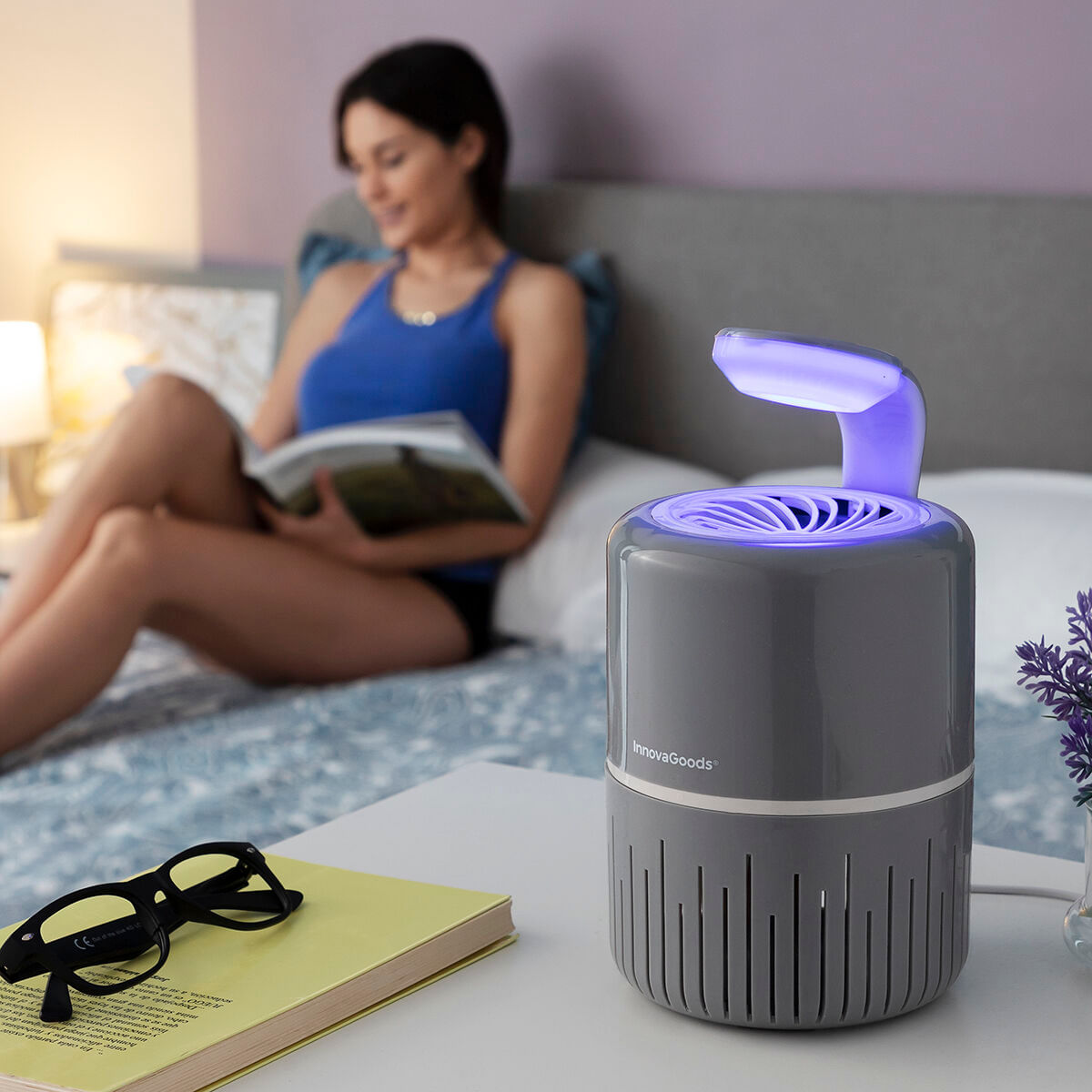 Lampa anti-tantari prin aspirare KL Drain InnovaGoods