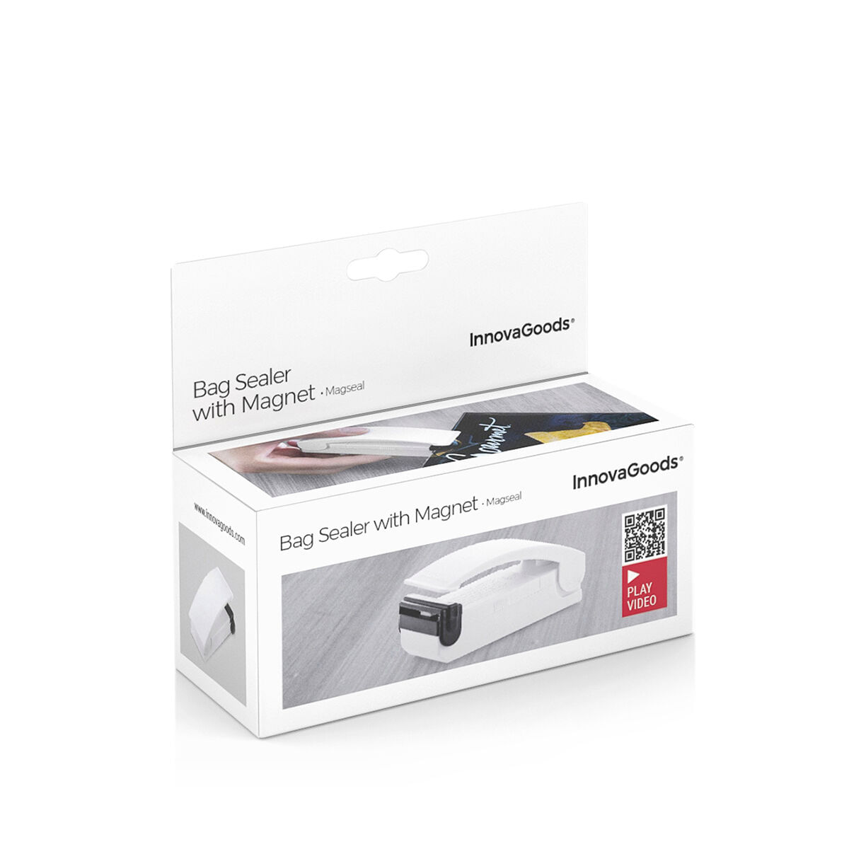 Sigilator de saci cu magnet pentru frigider Magseal InnovaGoods - 1 | YEO