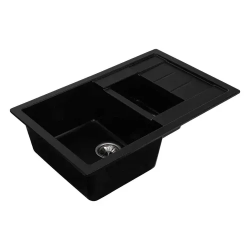 Chiuveta din compozit de granit pentru bucatarie, 776 x 496 mm — imaginea 4