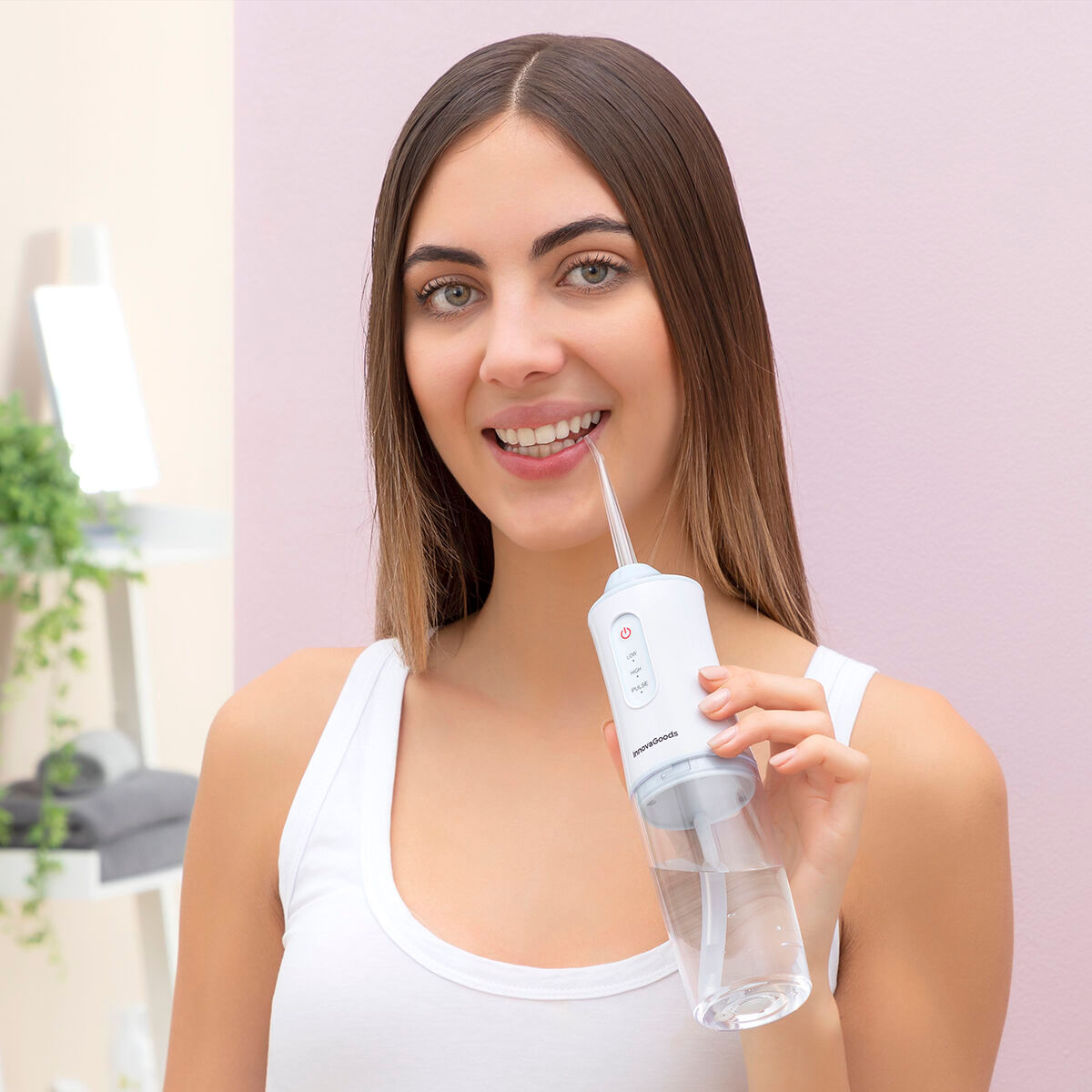 Irigator dentar portabil reincarcabil Denter InnovaGoods