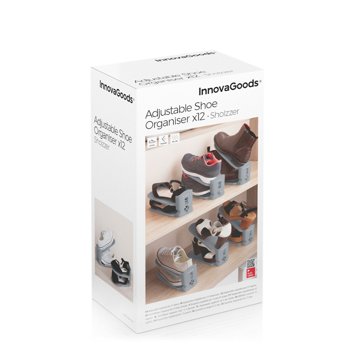 Organizator de pantofi reglabil Sholzzer InnovaGoods 6 Unitati - 1 | YEO