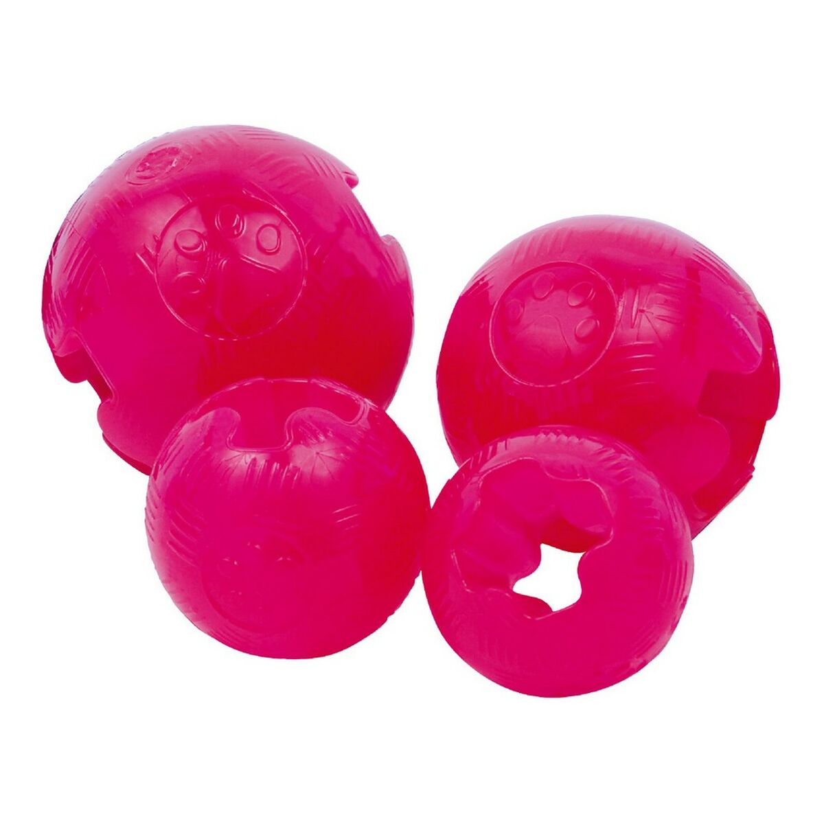 Jucarie pentru caini Gloria TPR Roz (8 cm)