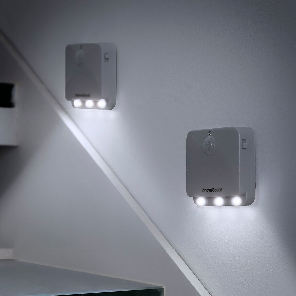 Lumina LED cu senzor de miscare Lumtoo InnovaGoods 2 Unitati