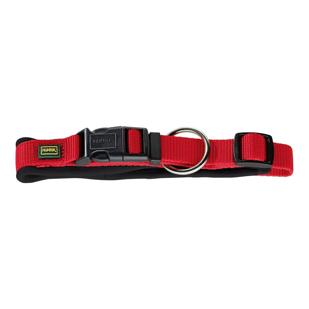 Zgarda pentru caini Hunter Neopren Vario Rosu (30-35 cm) - 2 | YEO