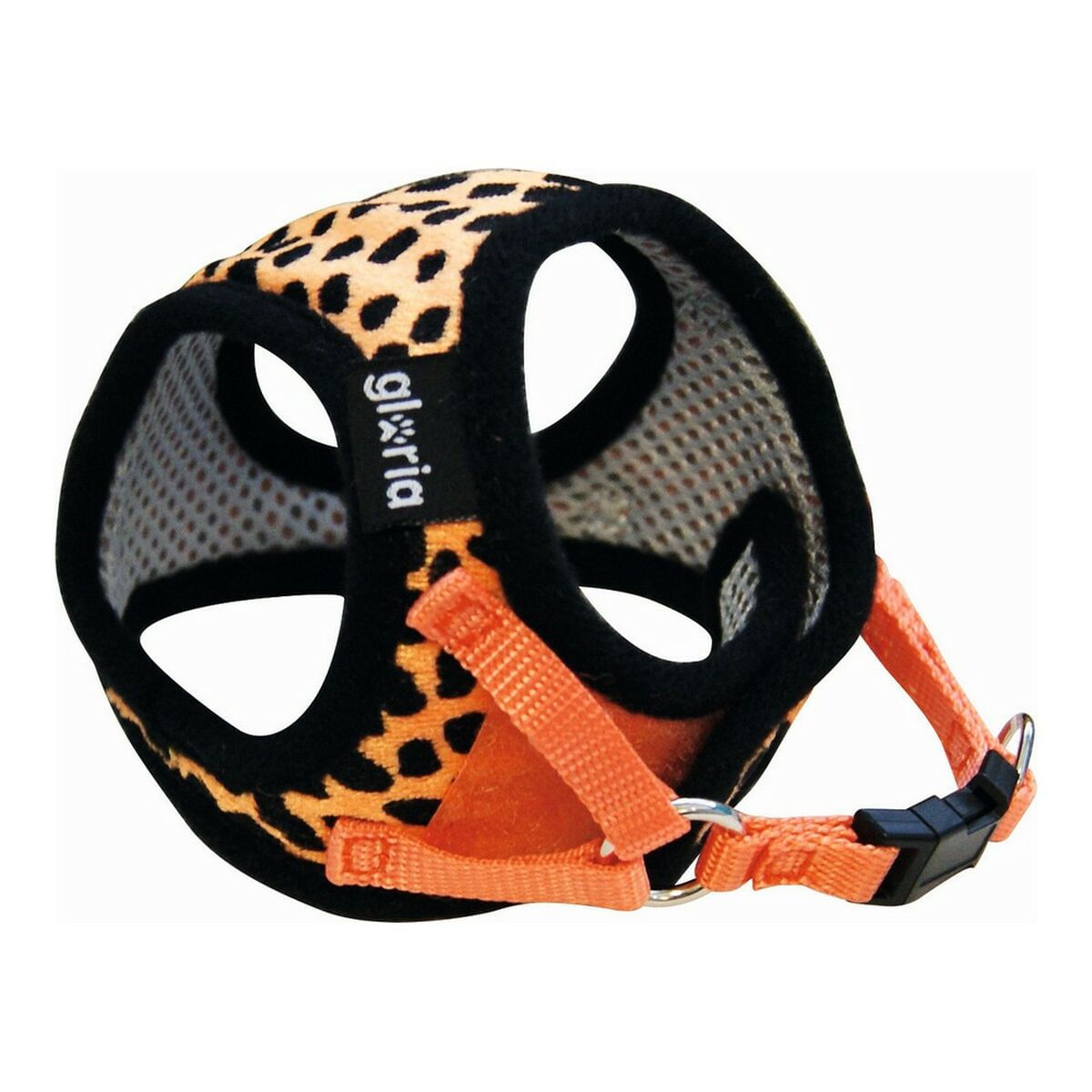 Ham pentru caini Gloria Leopard M 27-35 cm Portocaliu