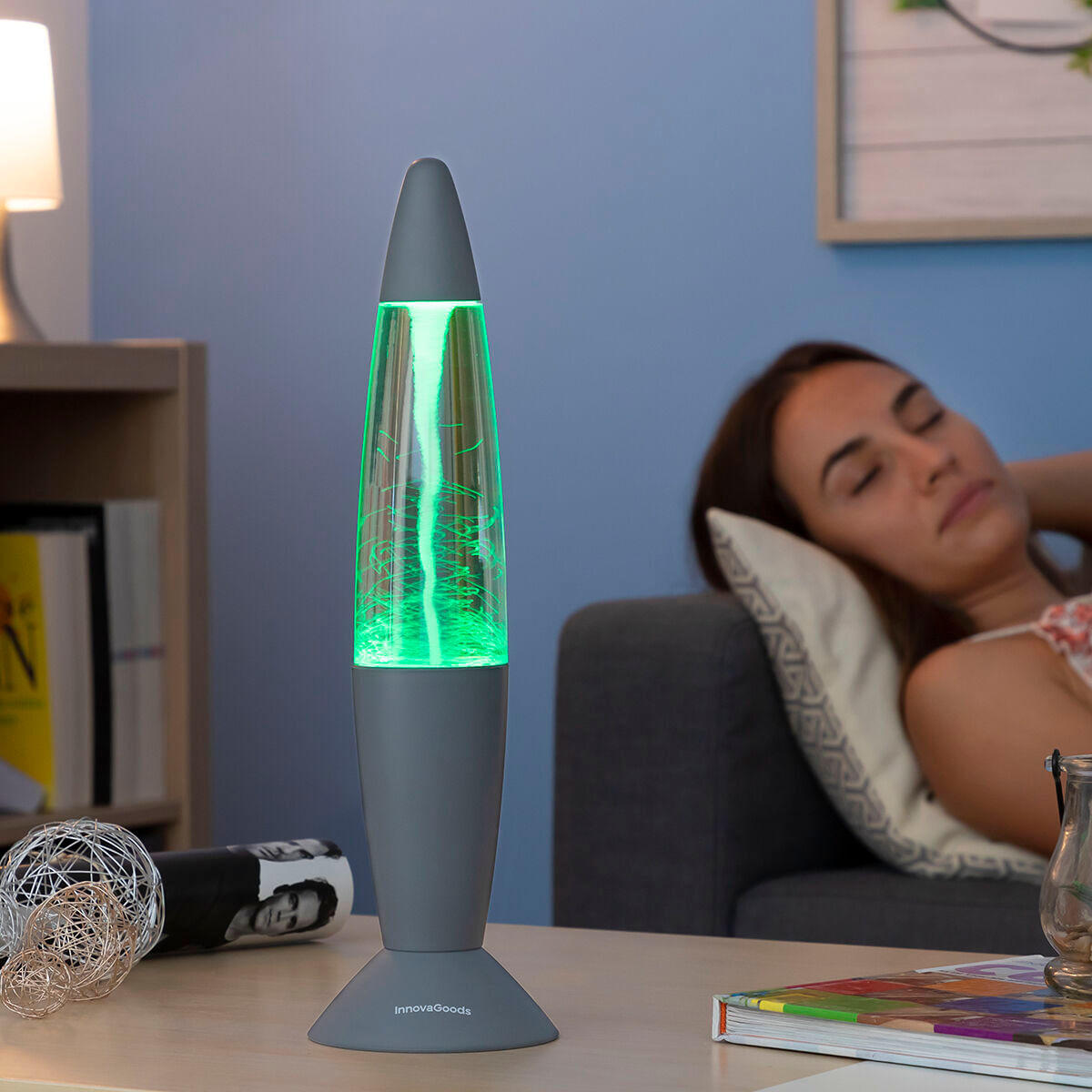 Lampa cu lava LED Tornada Twamp InnovaGoods