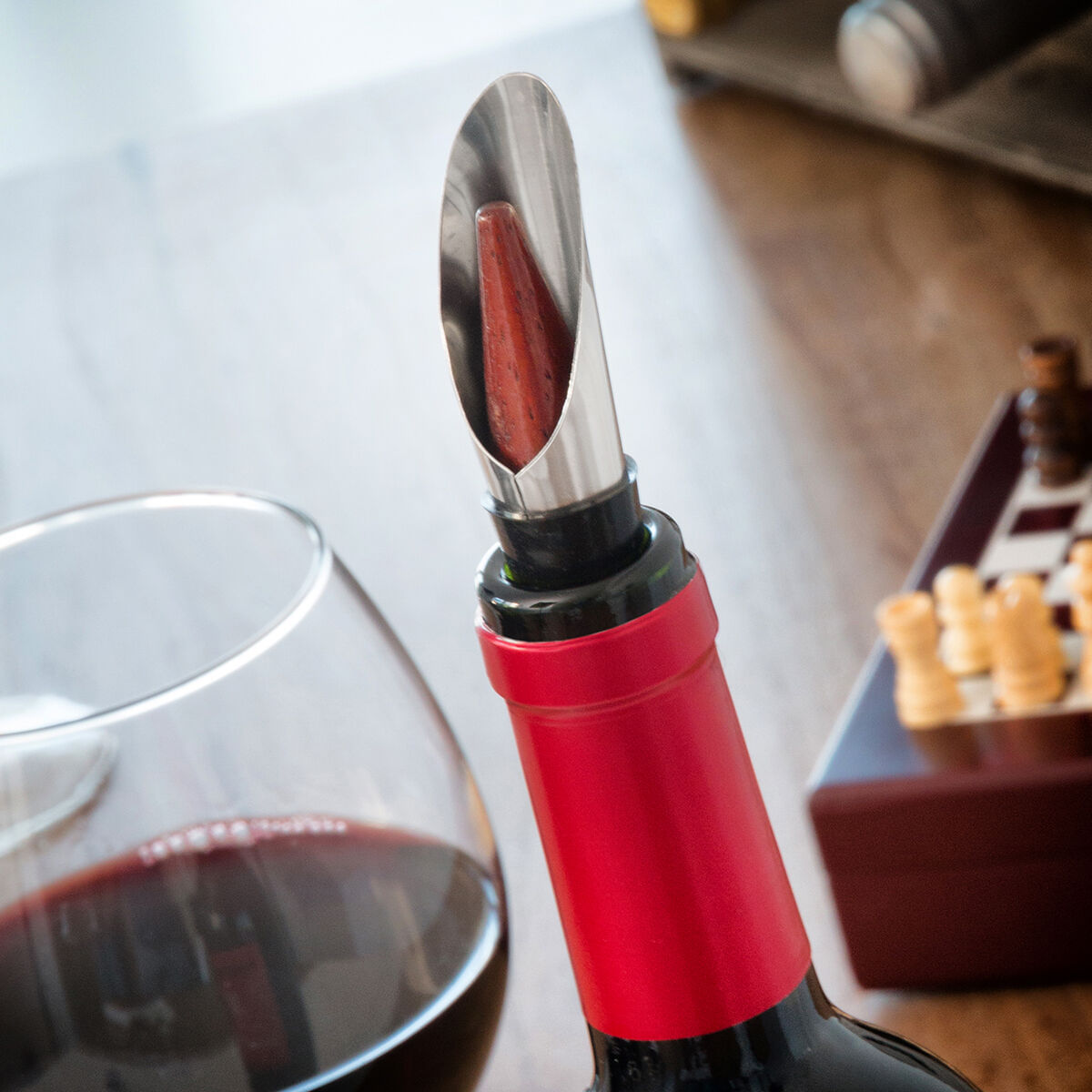 Setul de Accesorii Pentru Vin si Sah InnovaGoods 37 Piese - 4 | YEO