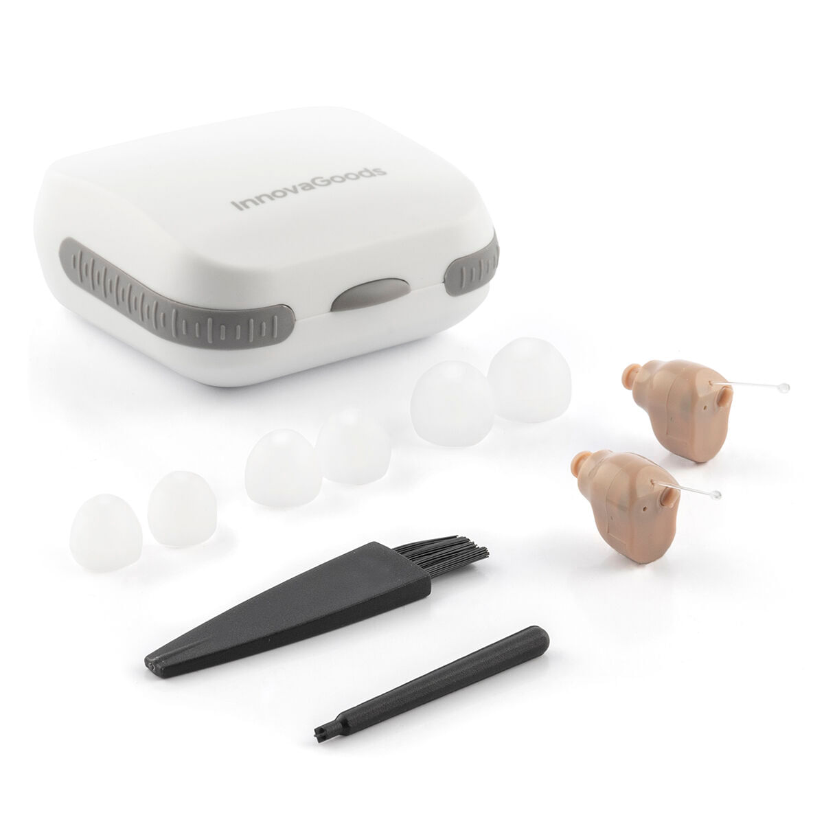 Amplificator de sunet intra-auricular cu accesorii Hearzy InnovaGoods 2 Unitati - 2 | YEO