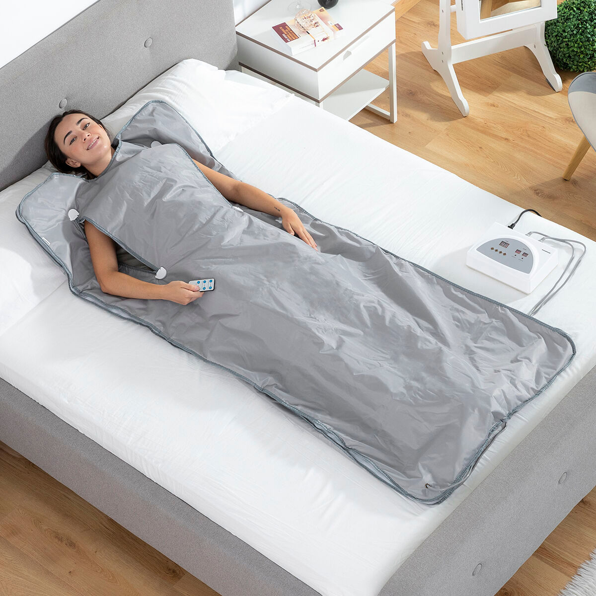 Patura pentru sauna cu caldura cu infrarosu indepartat Bedna InnovaGoods