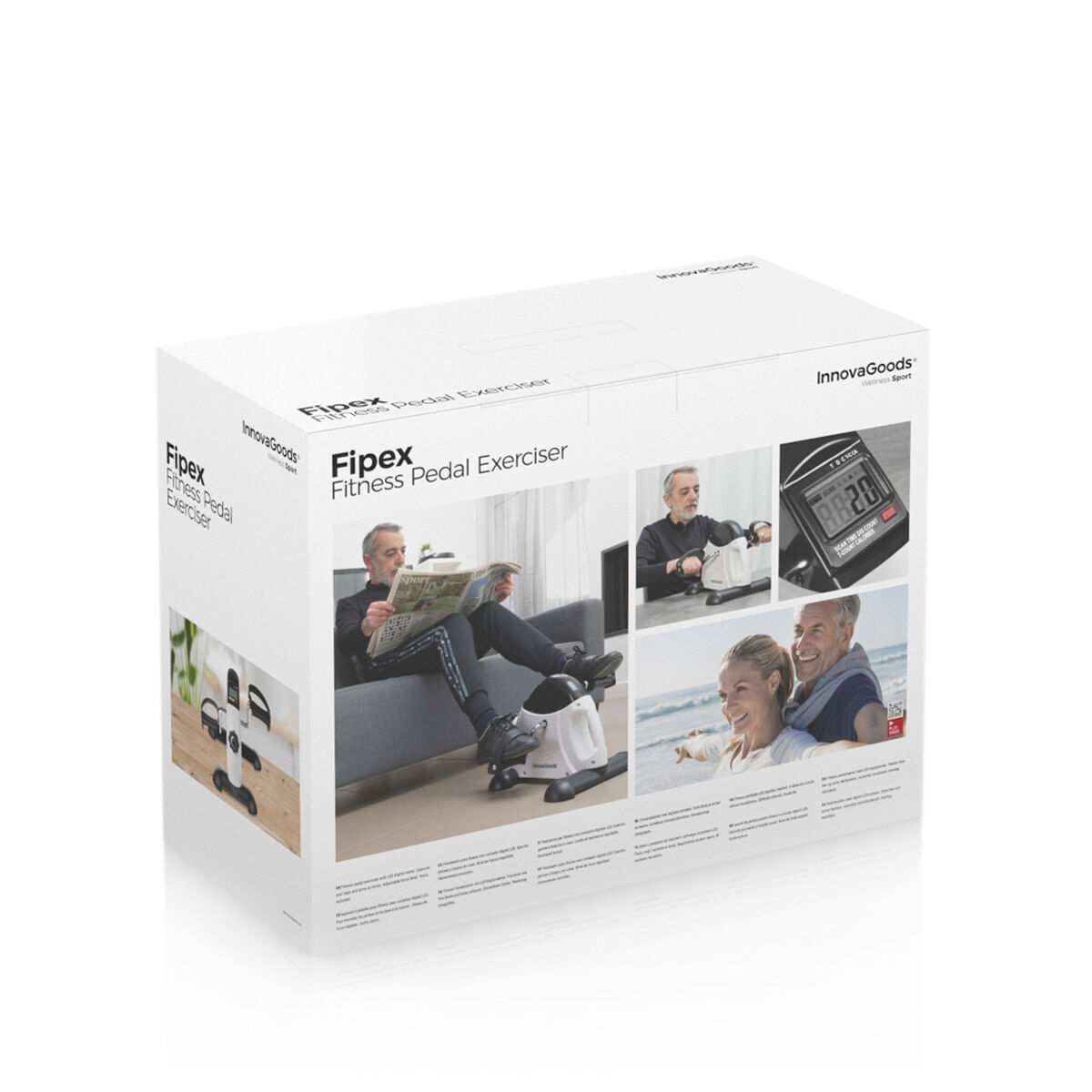 Aparat de exercitii cu pedale pentru brate si picioare Fipex InnovaGoods - 2 | YEO