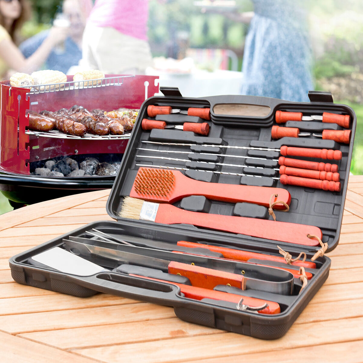 Servieta Gratar Barbecase InnovaGoods 18 Piese