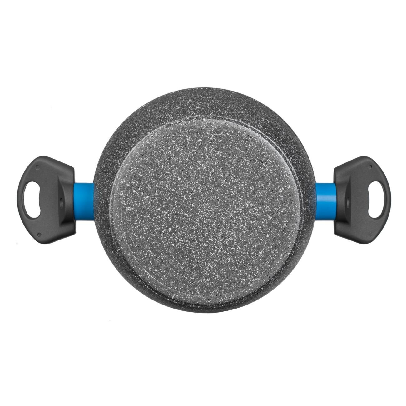 Cratita aluminiu, 24cm, suprafata neaderenta, capacitate 3.4l, gri — imaginea 4