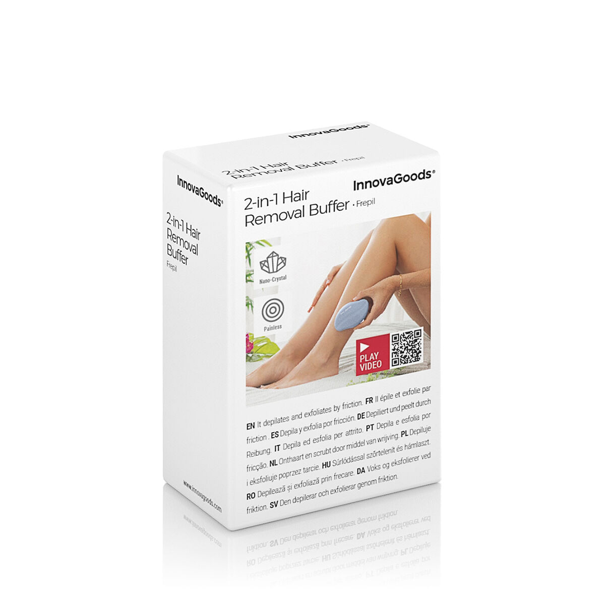 Epilator exfoliant prin frecare cu nanocristale Frepil InnovaGoods - 1 | YEO