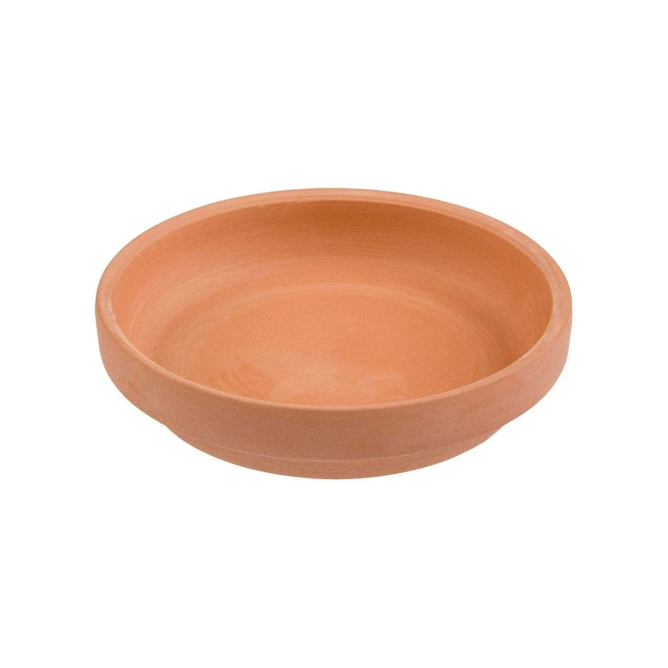 Farfurie ghiveci ceramica, diametru 7.5 cm, inaltime 2 cm, culoare teracota
