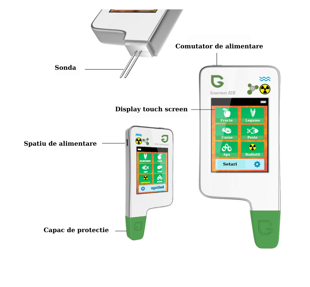 GreenTest Eco6, Aparat pentru Masurarea Nitritilor din Legume, Fructe, Carne, Peste, Testare Duritate Apa - 1 | YEO