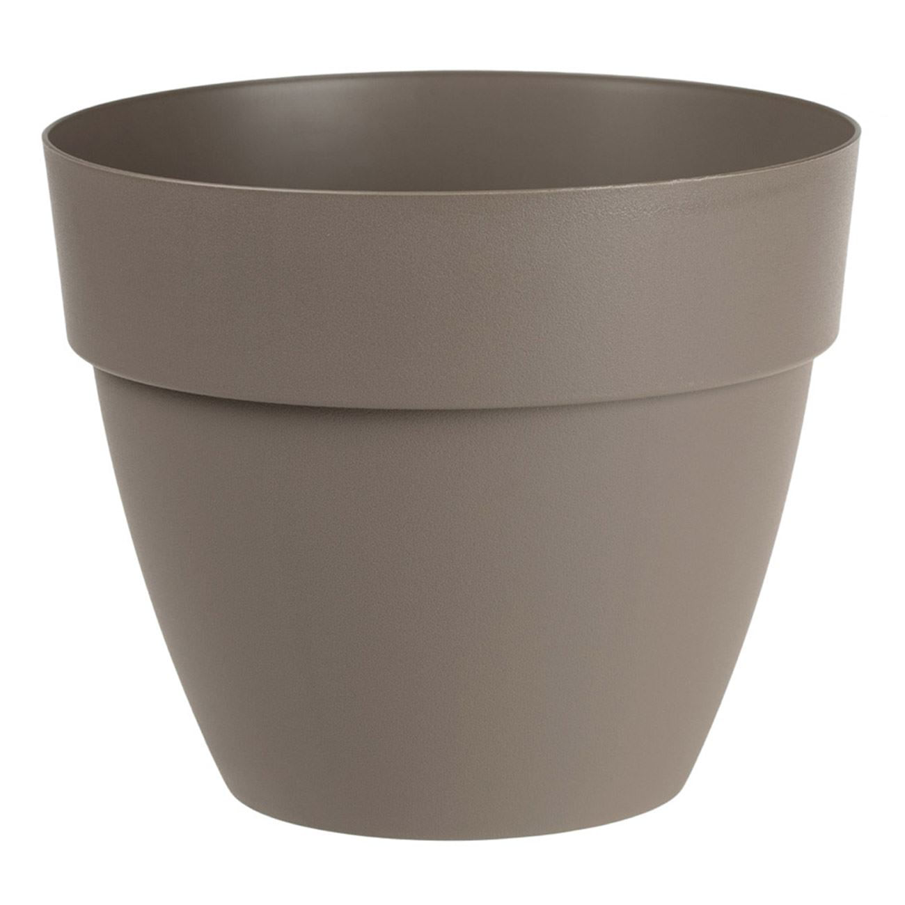 Ghiveci flori plastic, 35 x 29.5cm, capacitate 19.5l, mocca, sistem de drenare intern — imaginea 2