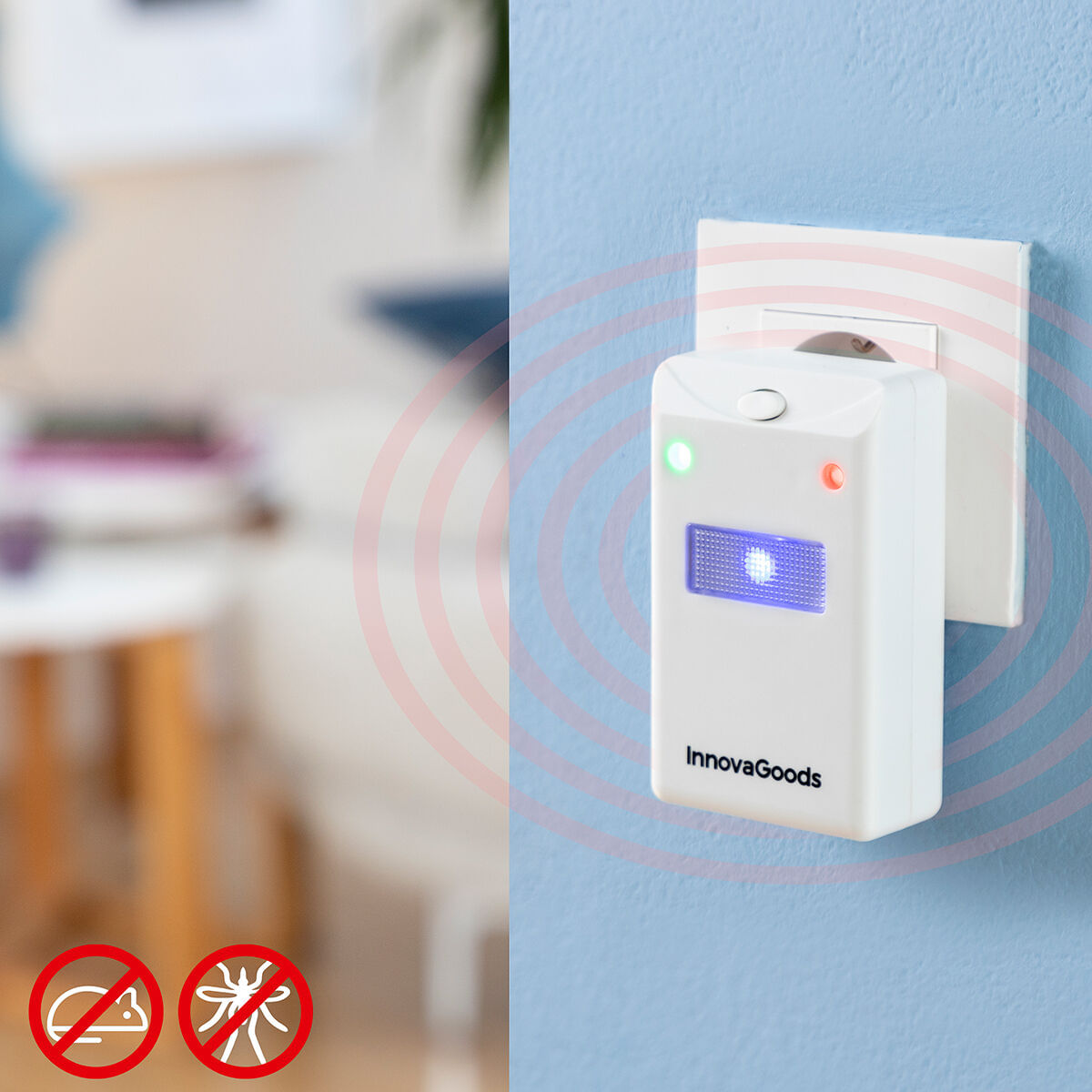 Aparat Impotriva Insectelor si Rozatoarelor cu LED Killekt InnovaGoods