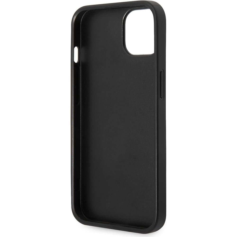Husa pentru iPhone 15 Plus / iPhone 14 Plus - Guess Hardcase 4G Big Metal Logo (GUHCP15M4GMGGR) - Gri