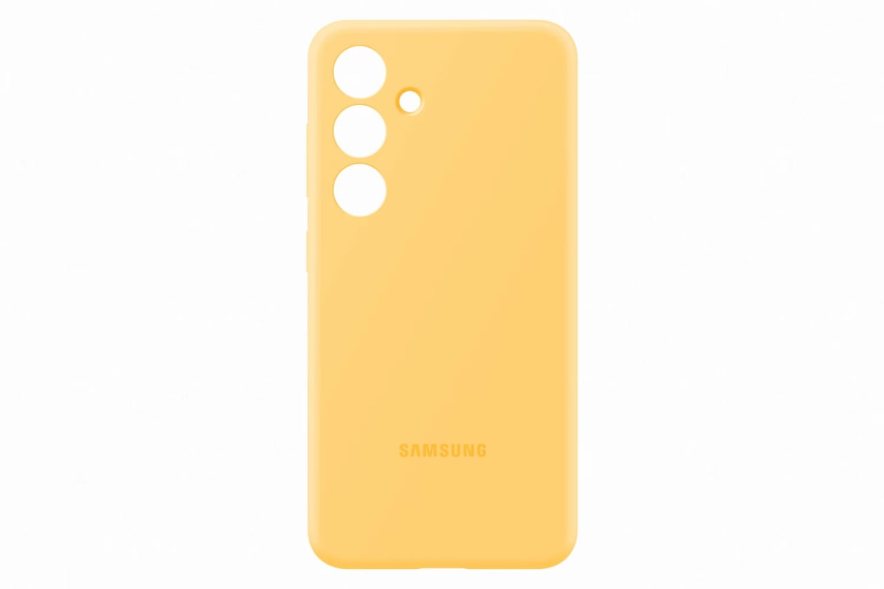 Husa Silicone Cover pentru Galaxy S24, EF-PS921TYEGWW, GAlben