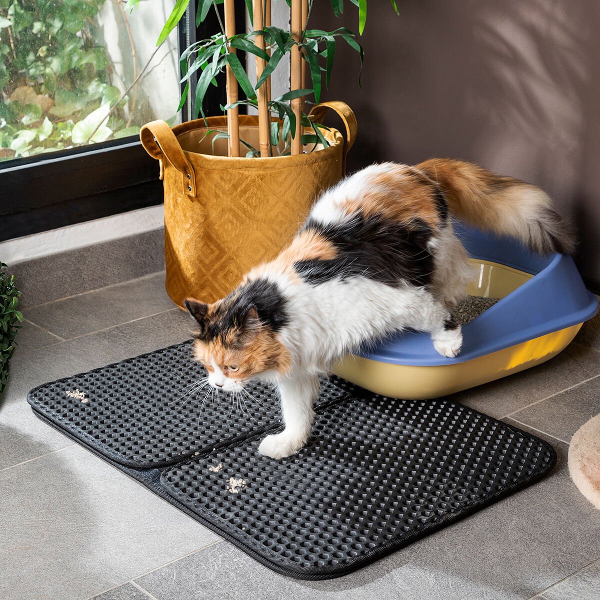 Covor litiera pentru pisici Clikatt InnovaGoods