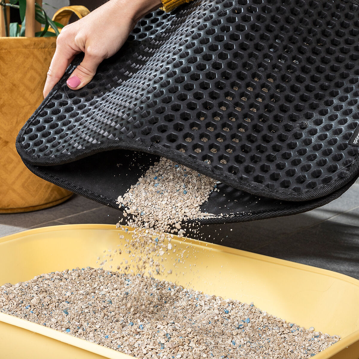 Covor litiera pentru pisici Clikatt InnovaGoods