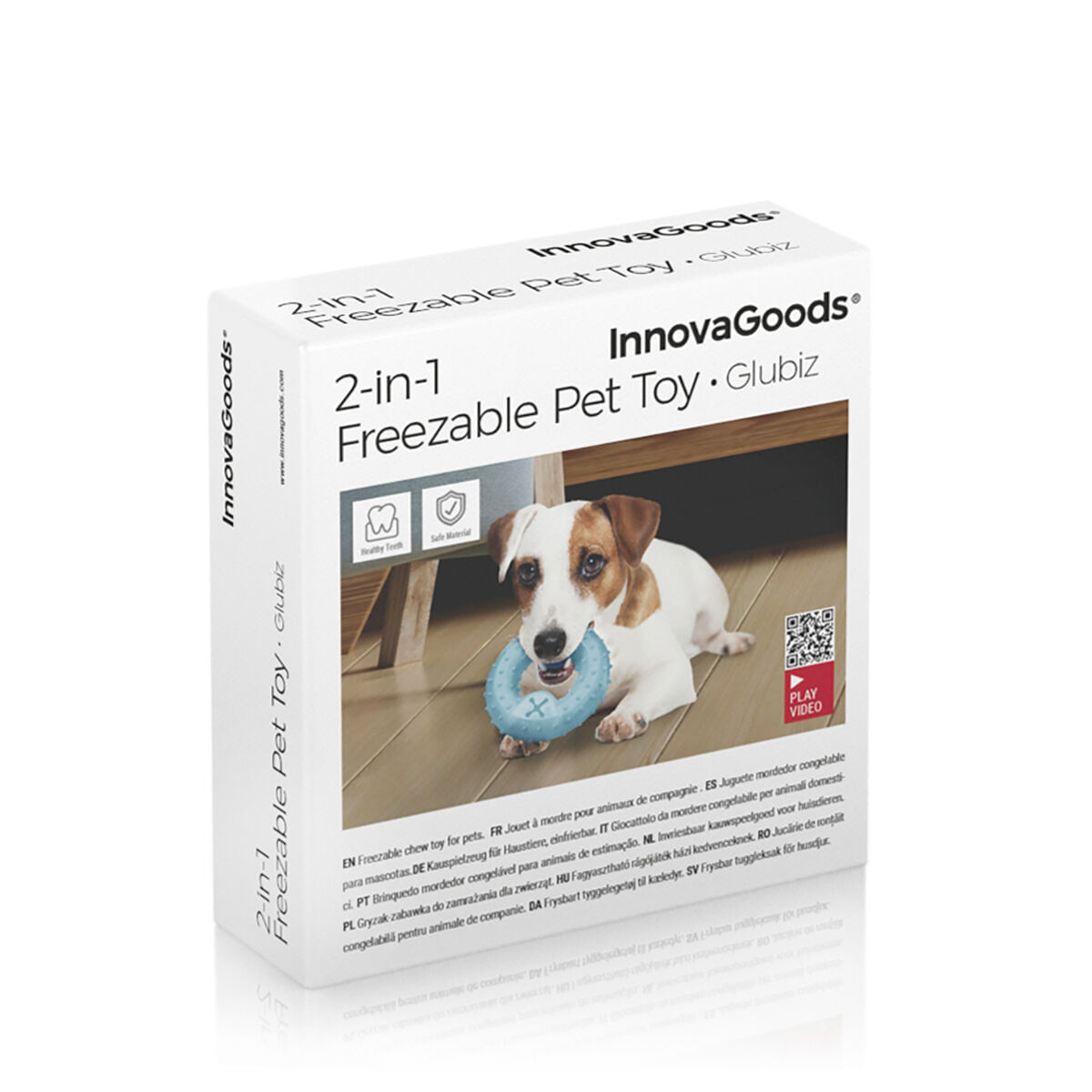 Jucarie de mestecat congelabila pentru animale de companie 2 in 1 Glubiz InnovaGoods - 1 | YEO
