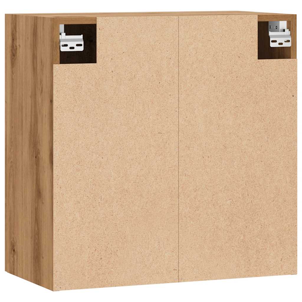 Dulap de perete, stejar artizanal, 60x31x60 cm, lemn prelucrat — imaginea 7