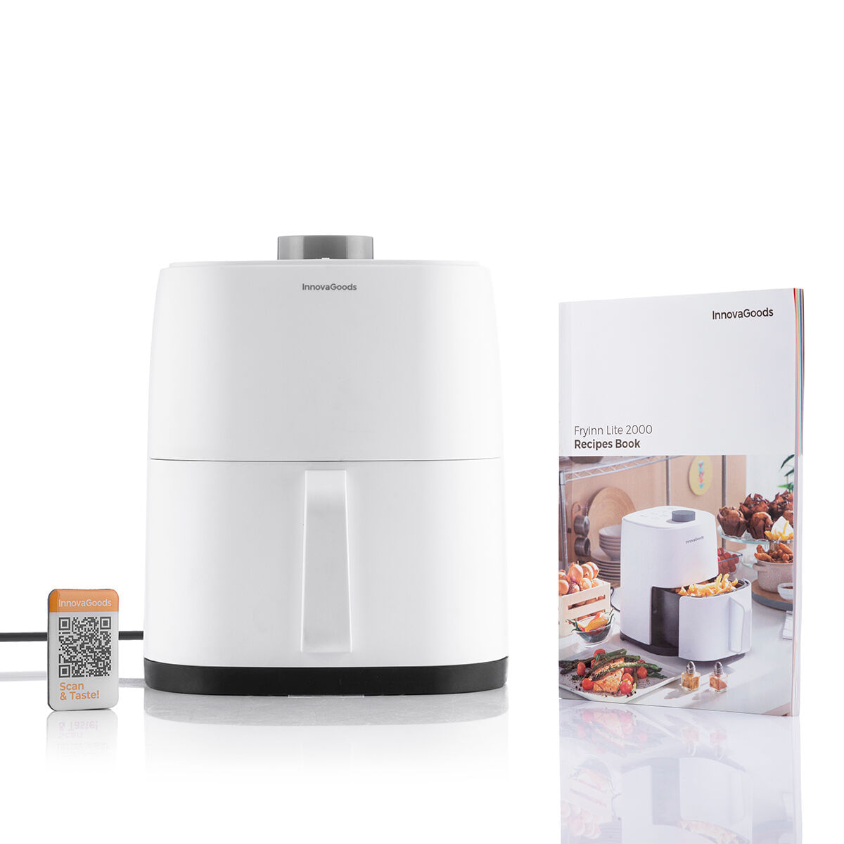Friteuza cu Aer InnovaGoods Fryinn Lite 2000 Alb 1200 W 2 L - 2 | YEO