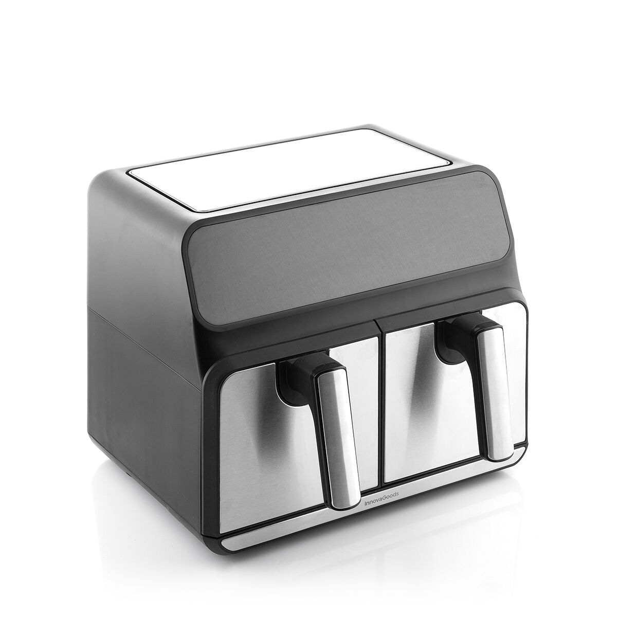 Friteuza cu Aer InnovaGoods Fryinn Double 8000 Negru 3400 W 8 L Otel inoxidabil - 3 | YEO