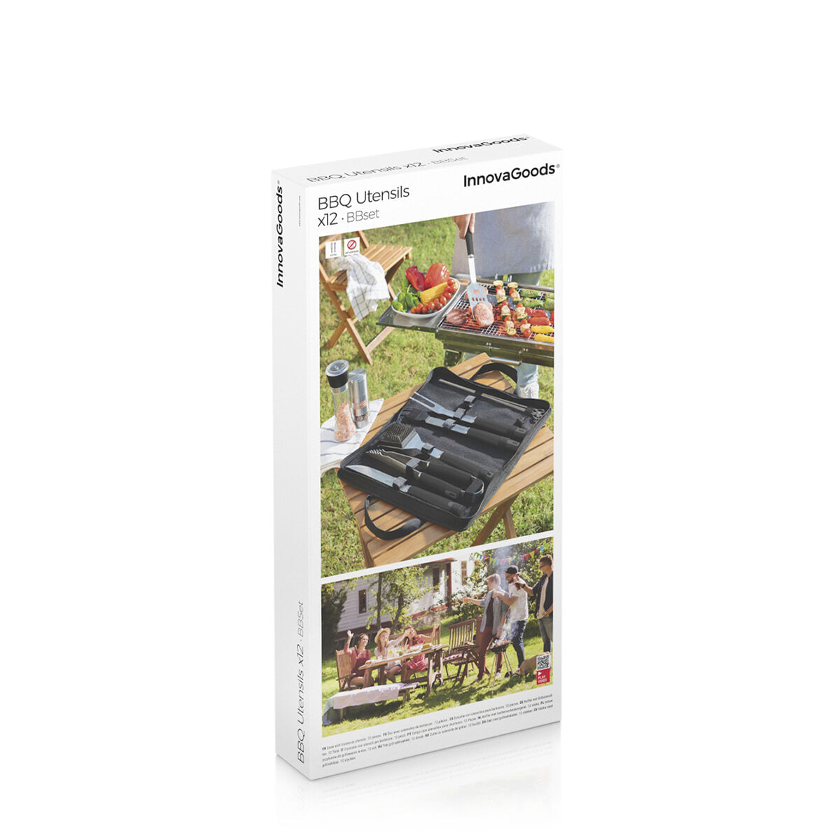 Kit de ustensile pentru gratar cu husa geanta BBSet InnovaGoods 12 Piese - 3 | YEO