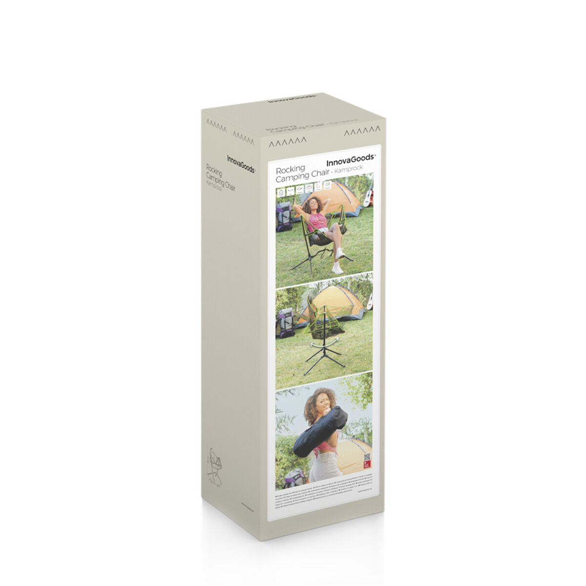 Sezlong-balansoar de camping Kamprock InnovaGoods - 1 | YEO