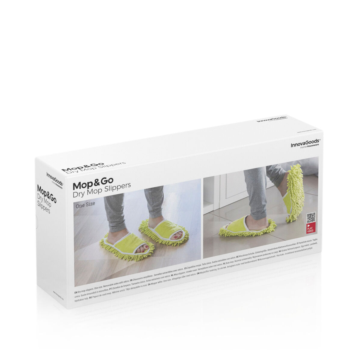 Papuci de Casa Mop Mop&Go InnovaGoods - 1 | YEO