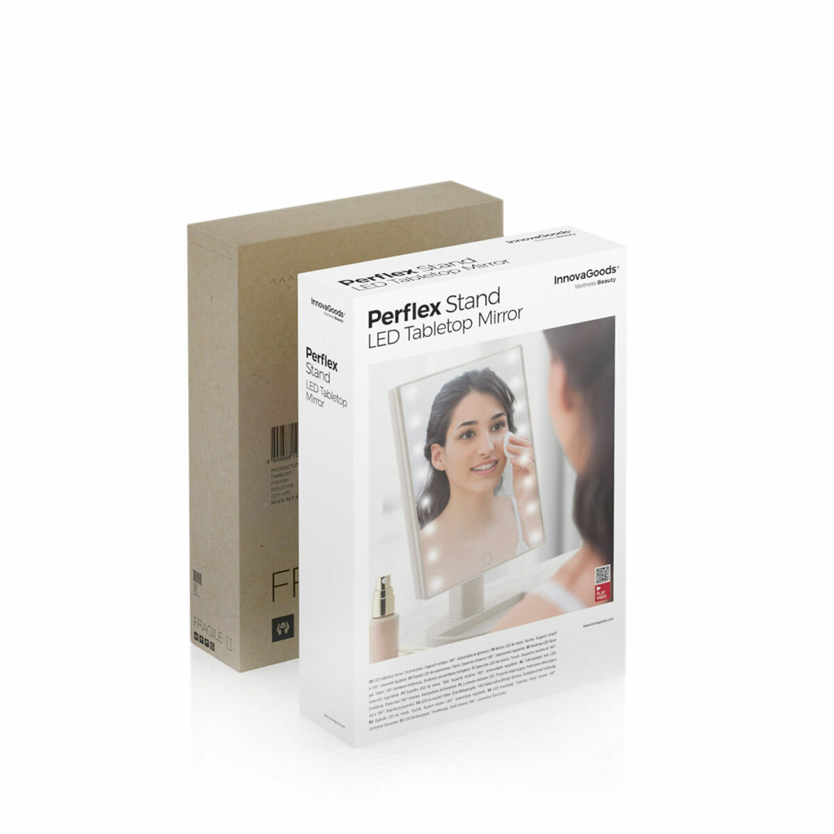 Oglinda LED Tactila de Birou Perflex InnovaGoods - 2 | YEO