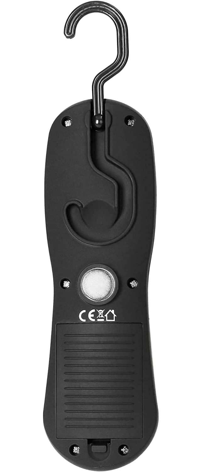 Lanterna de lucru VIRONE WL-7, LED COB, 3W, 200 lm, 3 x AA, galben/negru — imaginea 4