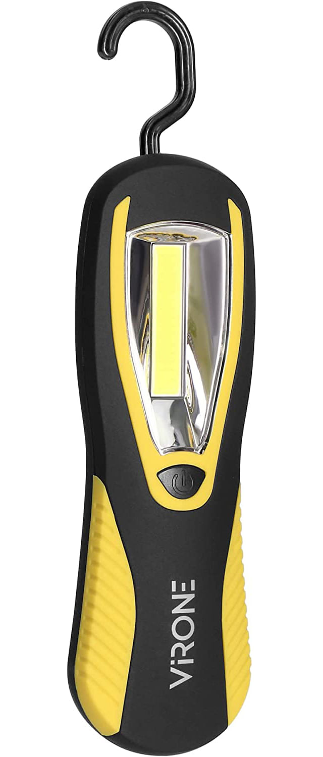 Lanterna de lucru VIRONE WL-7, LED COB, 3W, 200 lm, 3 x AA, galben/negru — imaginea 5