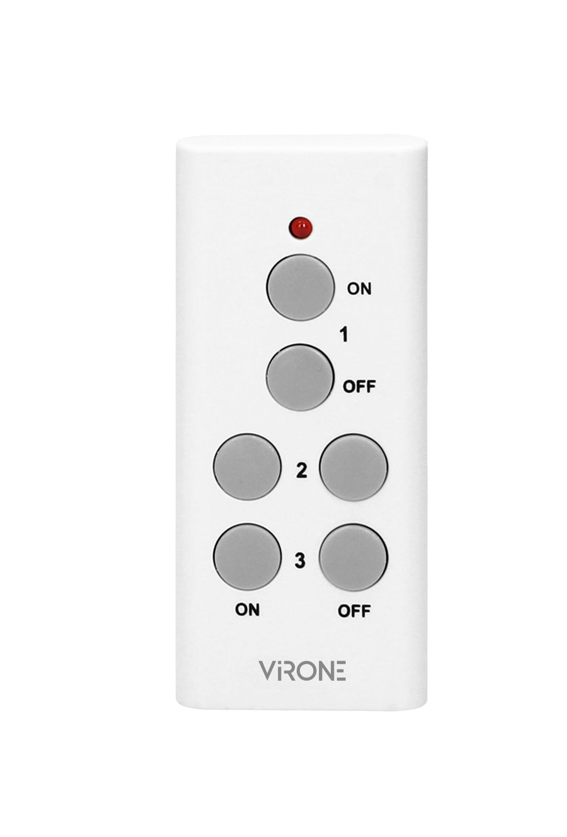 Soclu bec VIRONE RS-6, telecomanda, E27, alb - 1 | YEO