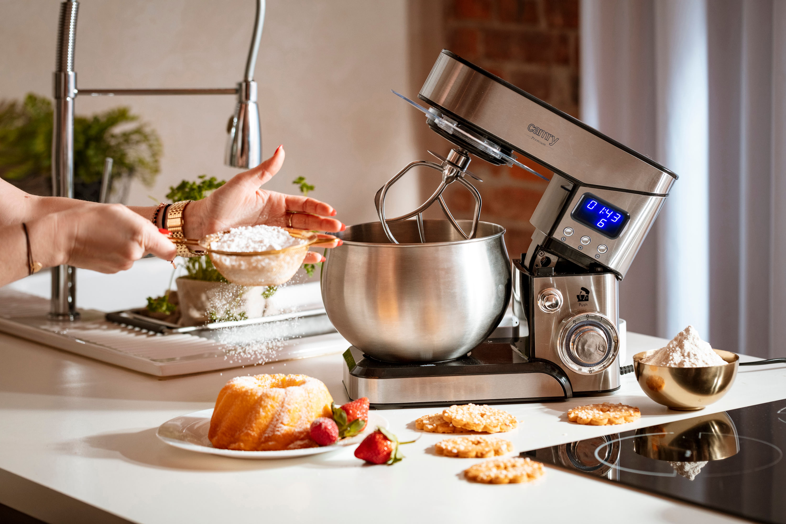 Mixer Planetar Camry CR 4223 , Putere 2000 W, Capacitate bol 5 Litri - 3 | YEO