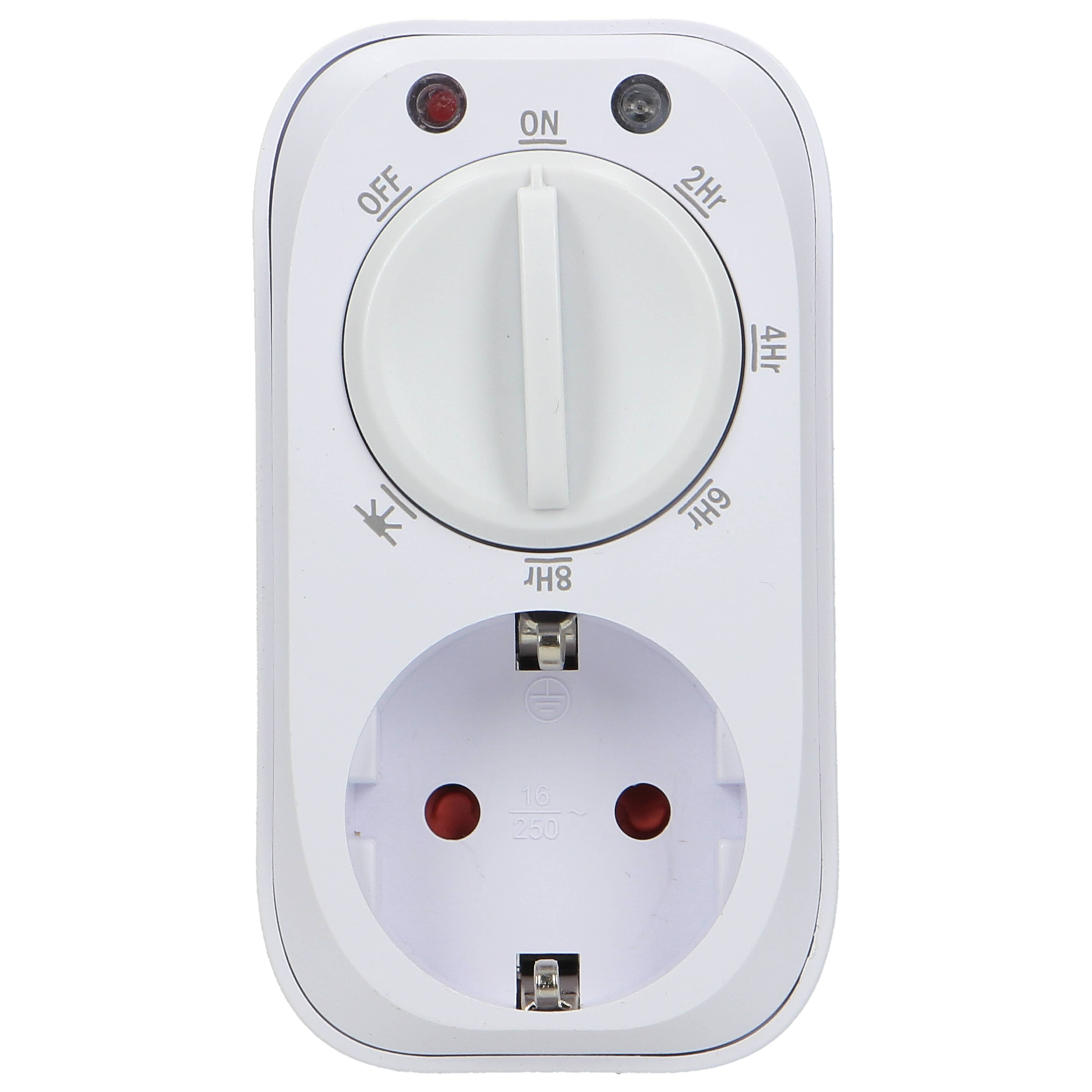 Priza programabila mecanic ORNO OR-PRE-445GS, Schuko, 3680 W, 16A, IP20, senzor crepuscular, 4 moduri de lucru, alb - 1 | YEO