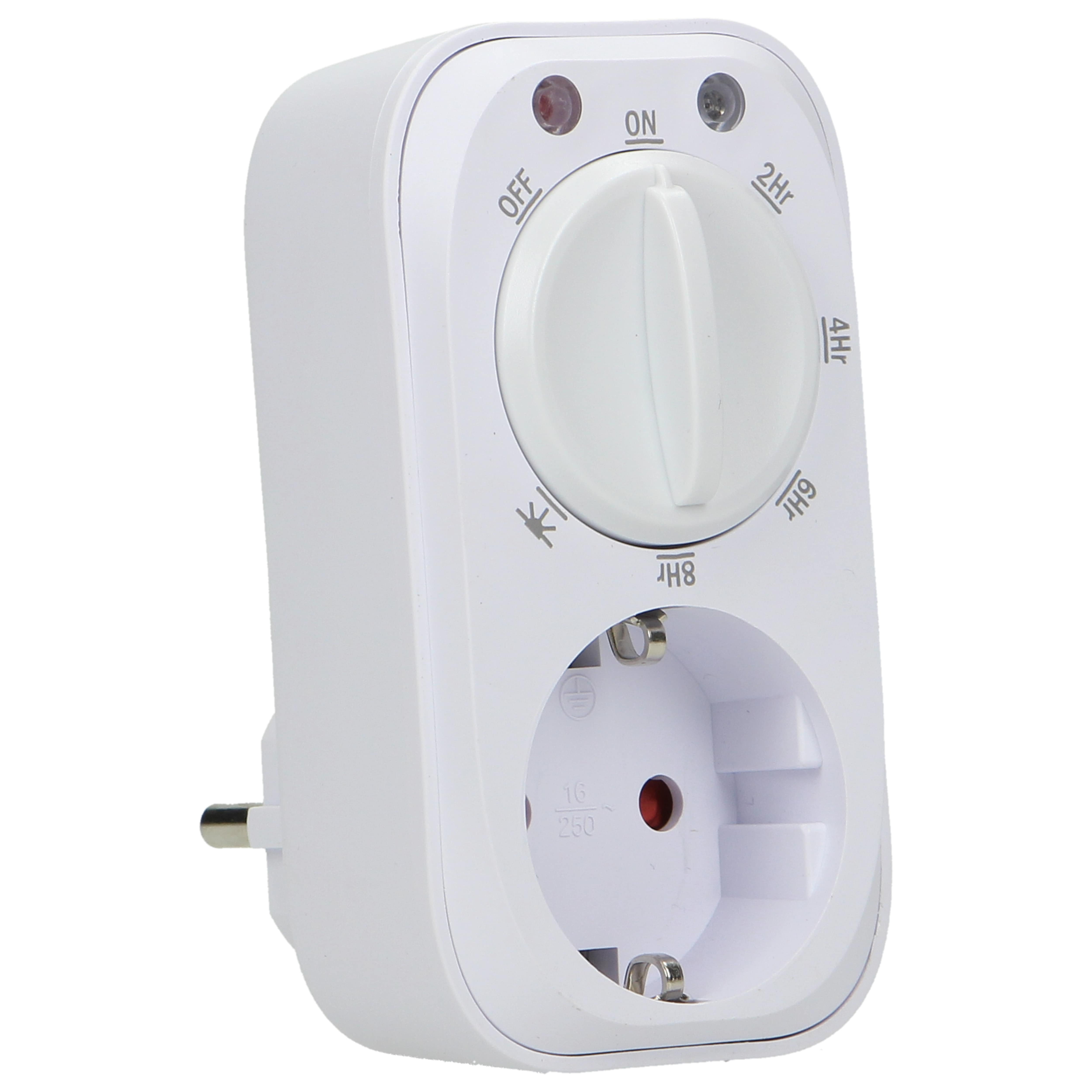 Priza programabila mecanic ORNO OR-PRE-445GS, Schuko, 3680 W, 16A, IP20, senzor crepuscular, 4 moduri de lucru, alb - 3 | YEO