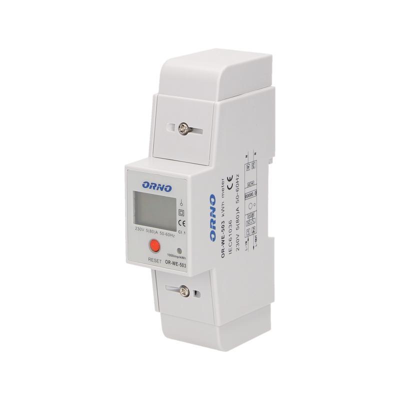 Contor de energie, Orno, Monofazat, 80A, 230V