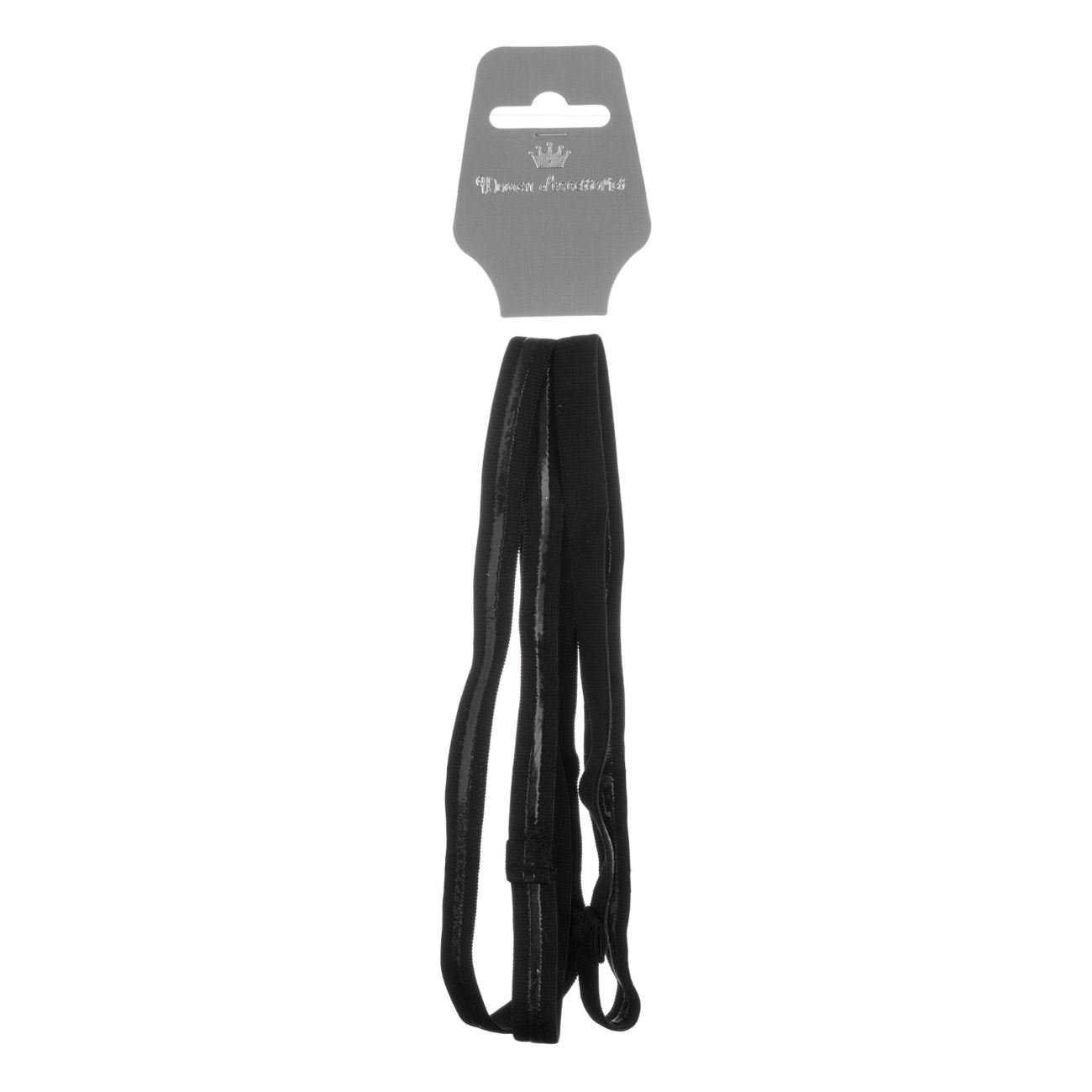 Bentite par elastice, set 3 bucati, negre