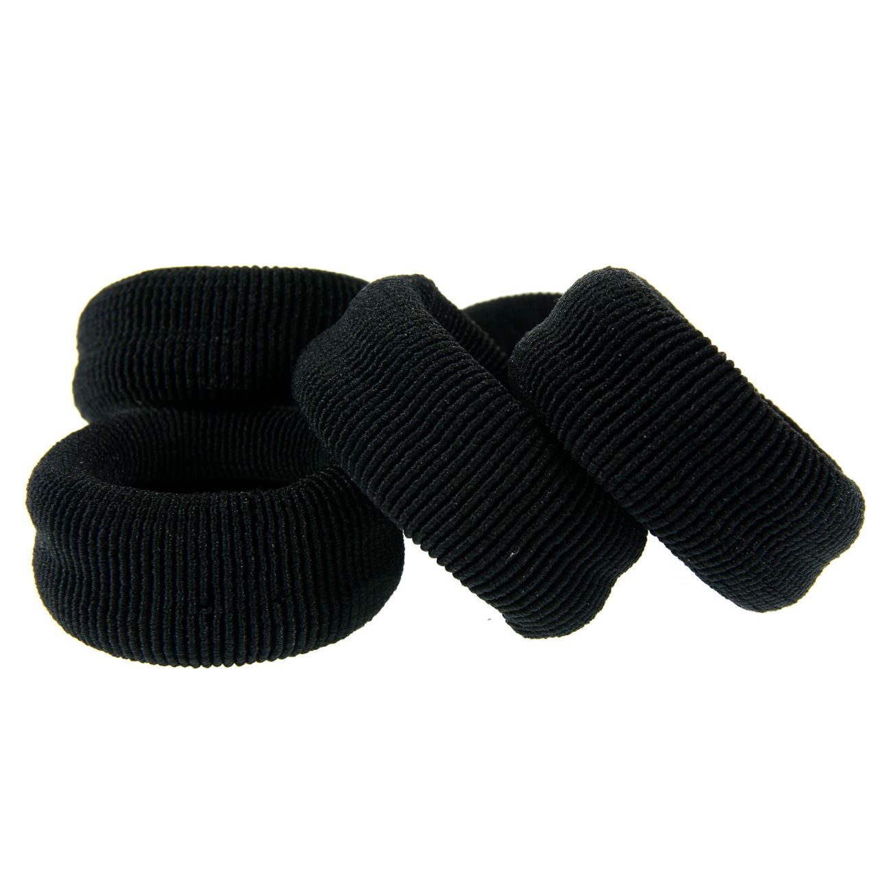 Elastice par femei, frotte, set 5 bucati, culoare negru