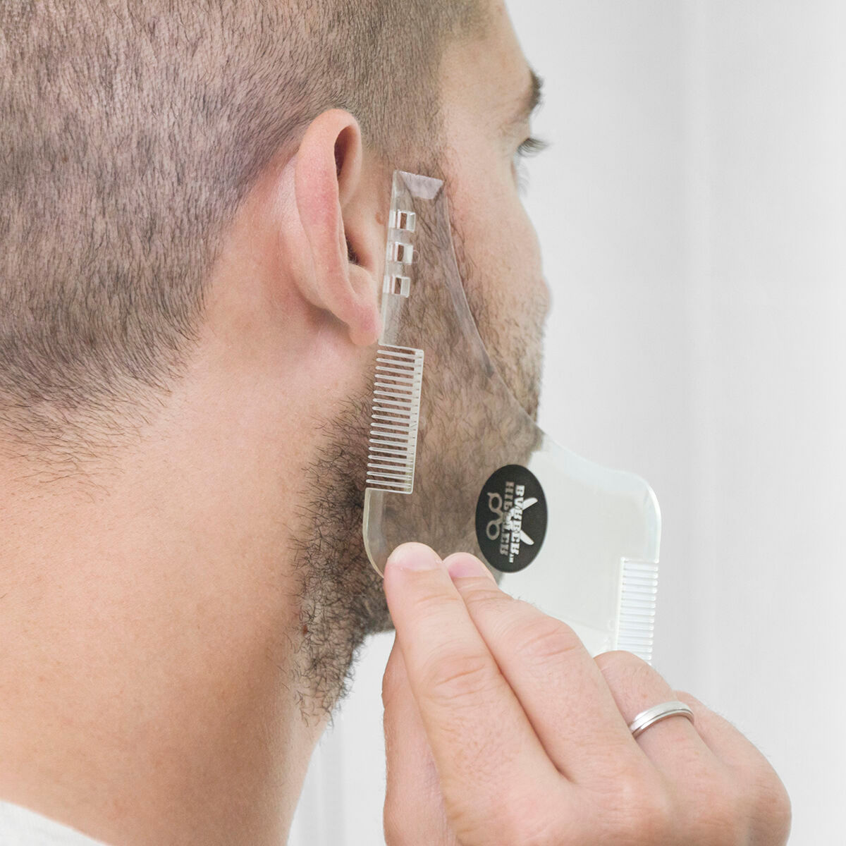 Sablonul de barba pentru barbierit Hipster Barber InnovaGoods - 3 | YEO