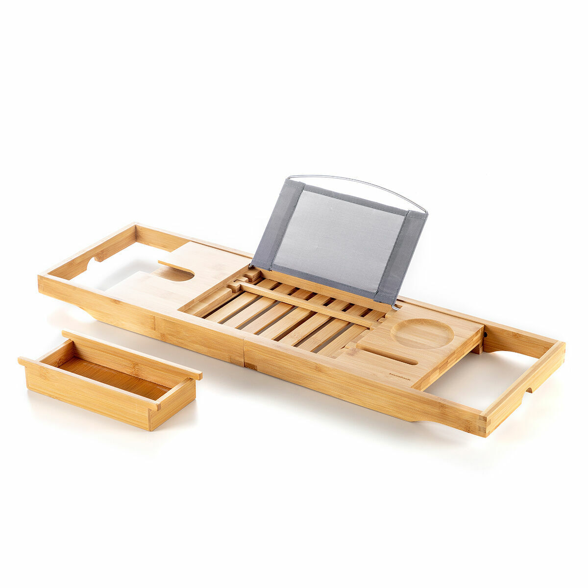 Tava extensibila pentru cada de baie din bambus Trayth InnovaGoods - 3 | YEO