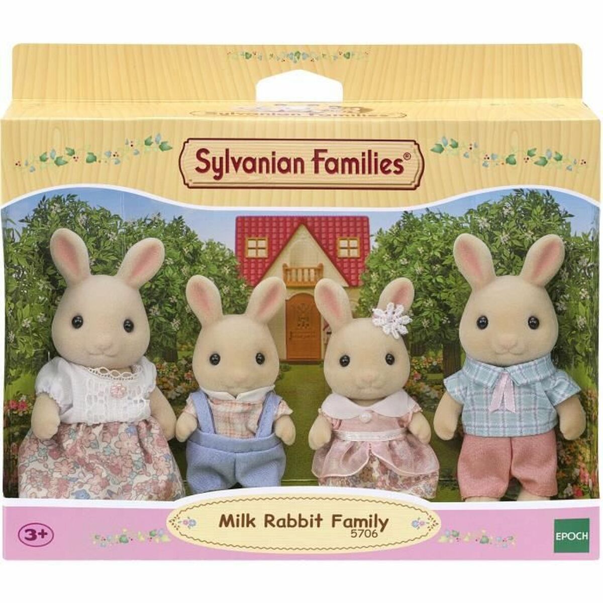 Figura Sylvanian Families 5706 Iepure Familie 4 Piese