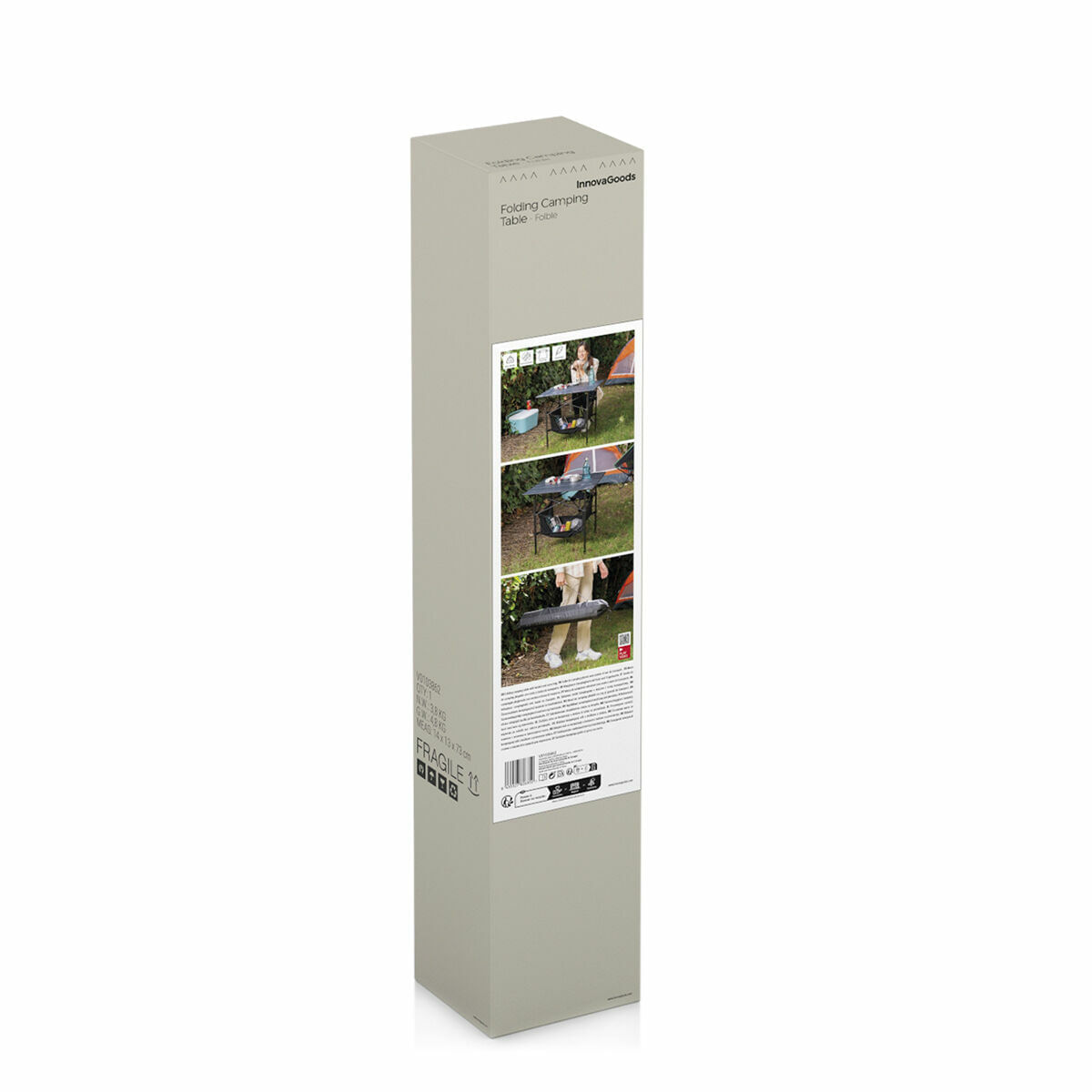 Masa de camping pliabila cu cos si capac Folble InnovaGoods - 1 | YEO