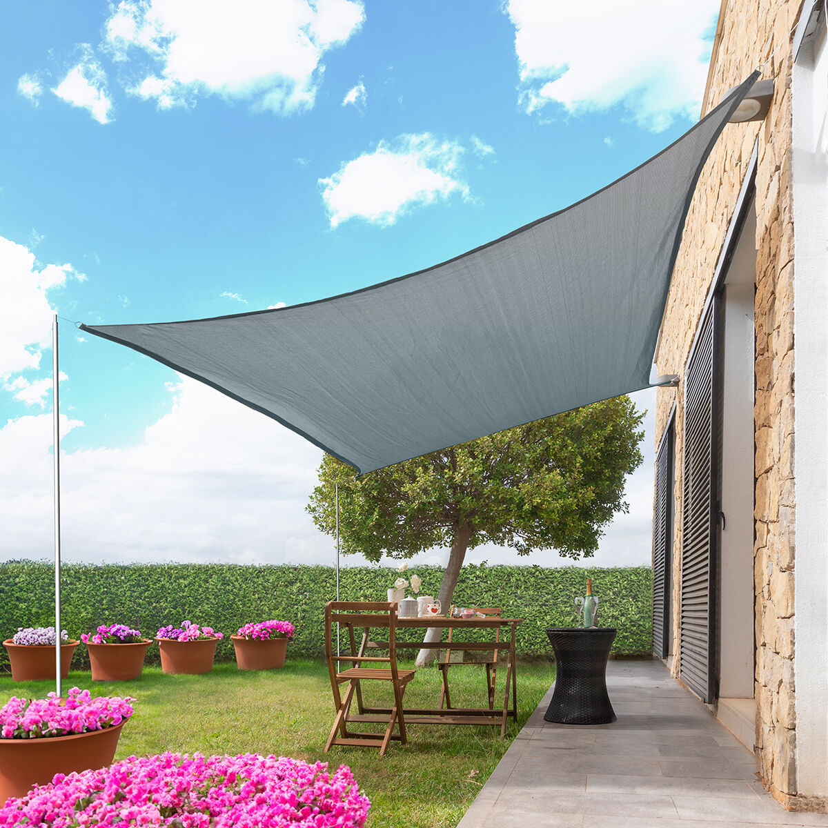 Copertina umbrar dreptunghiulara de panza Reshad InnovaGoods 3 x 4 m - 4 | YEO
