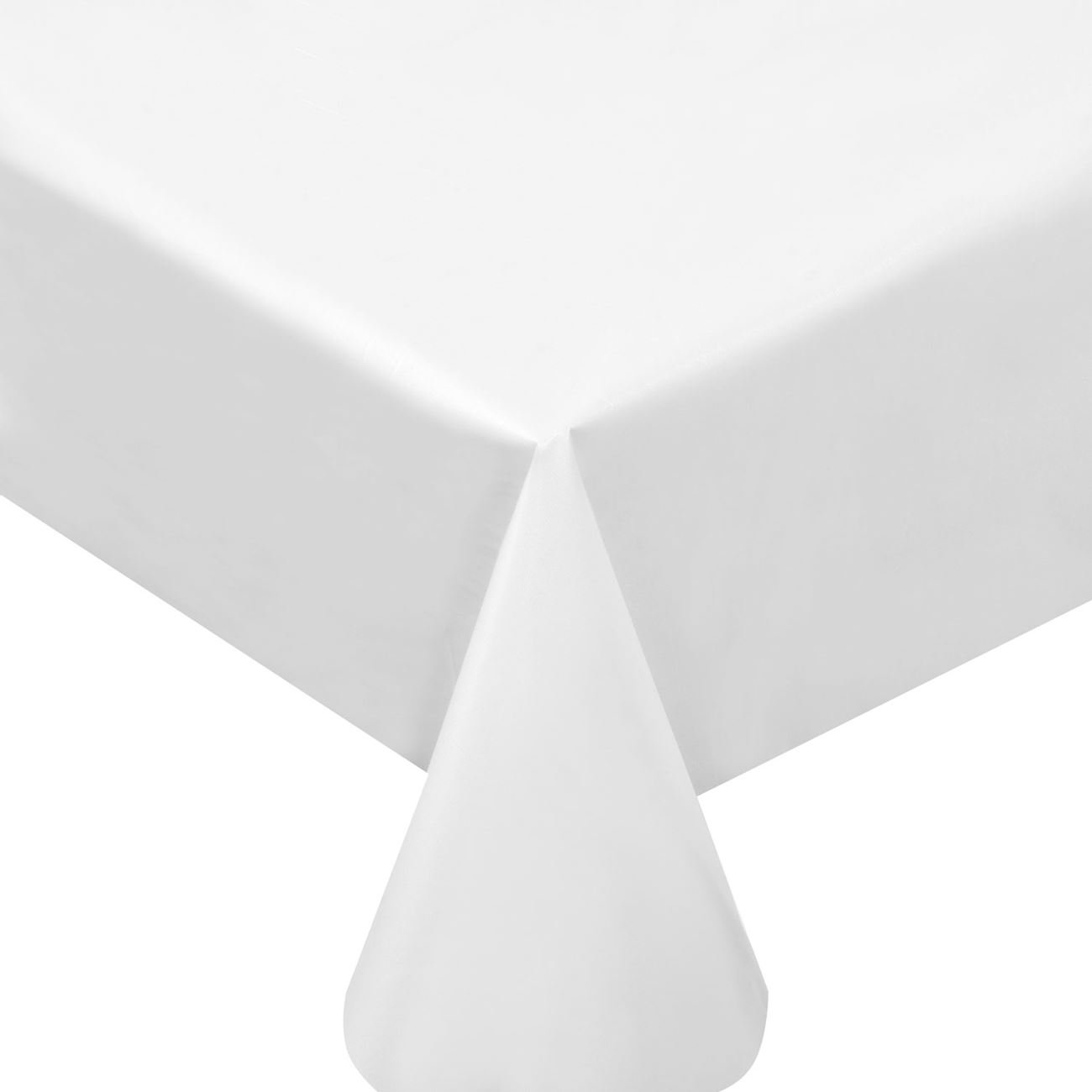 Fata de masa plastic, model unic, dimensiune 137 x 274cm, culoare alba