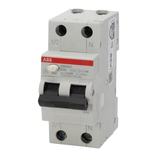 Intrerupator diferential, 32A 1P si N C 6KA 30MA