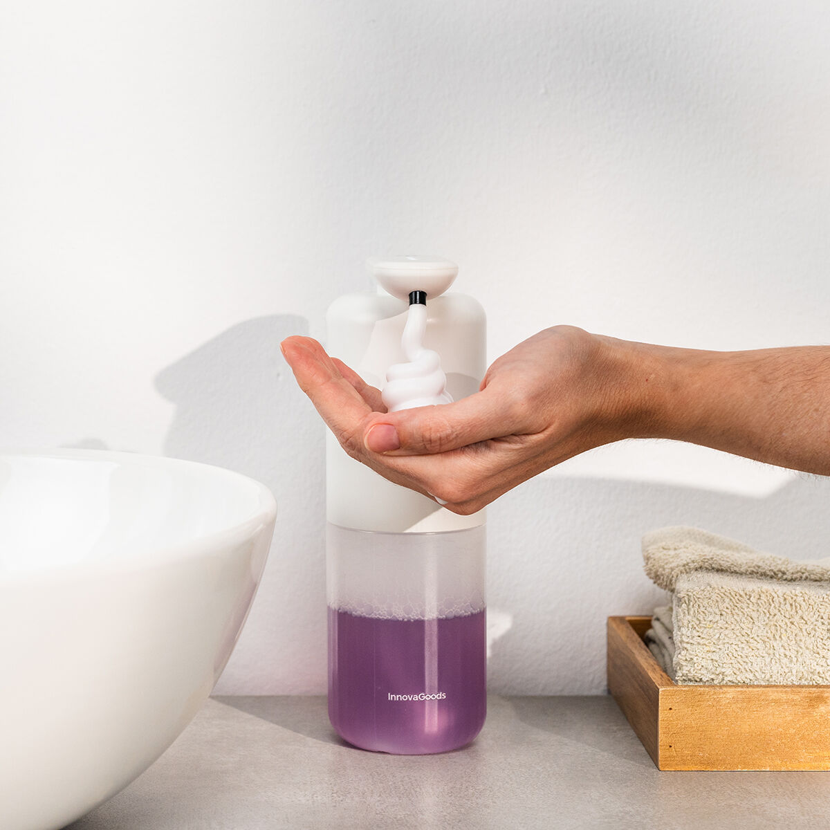 Dozator automat de sapun spumant reincarcabil Bitefom InnovaGoods